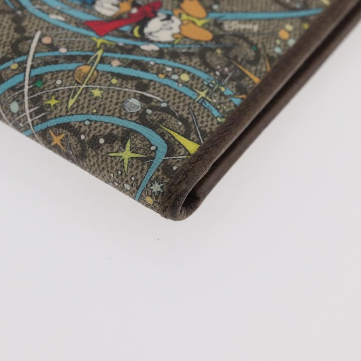 Gucci GUCCI Disney Collaboration Donald GG Supreme Wallet PVC 647937 Authentic YKZ1064M Bag