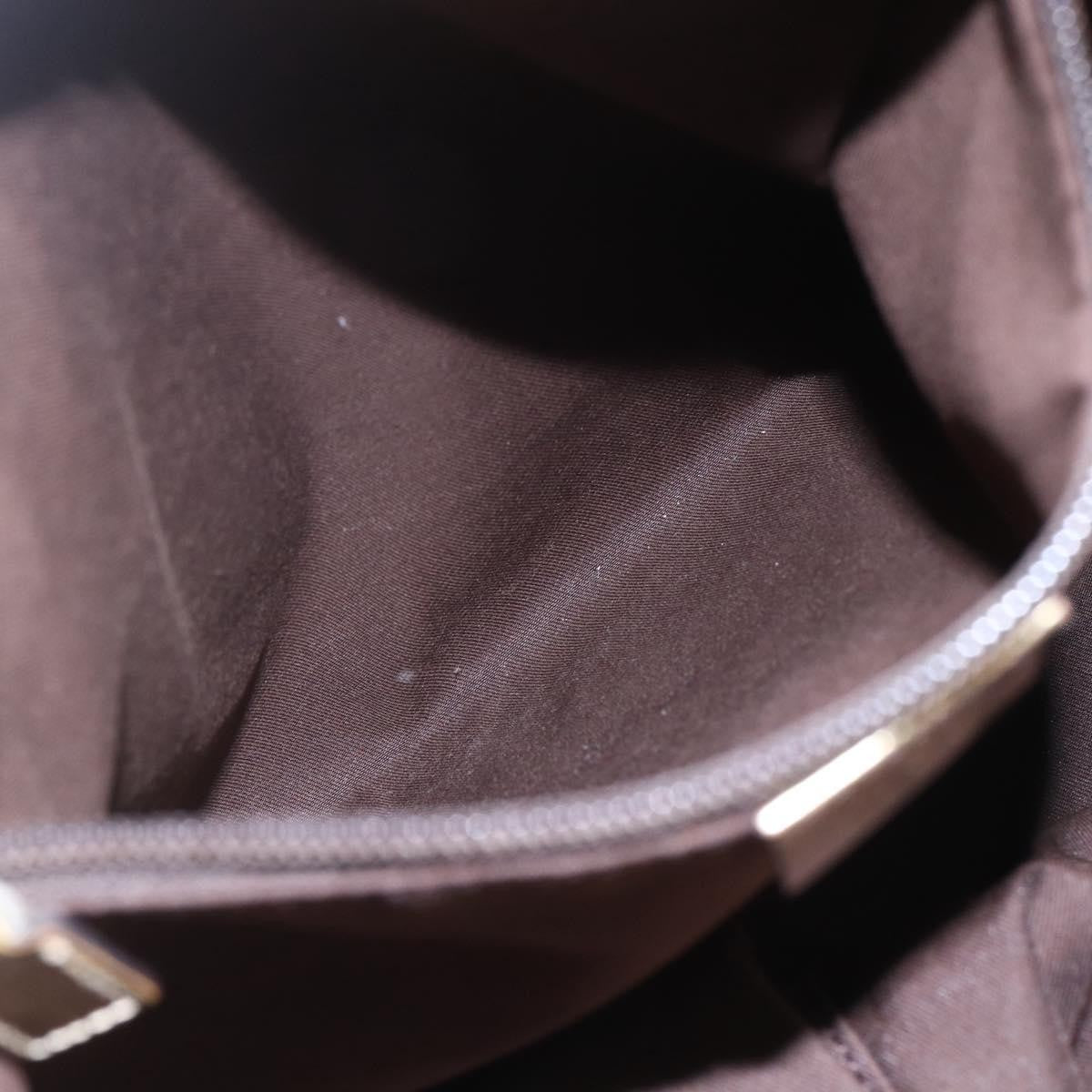 Gucci GUCCI GG Canvas Sherry Line Tote Bag Beige Pink 131231 Authentic 153359