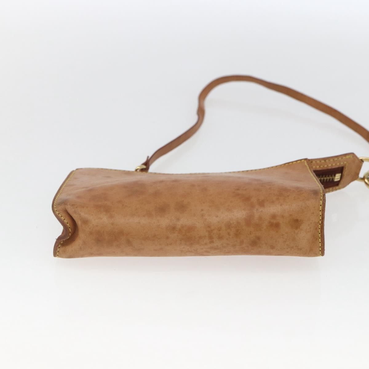 Louis Vuitton LOUIS VUITTON Nomad Cabas Amble PM Pouch Leather Beige M92502 LV Authentic 168227 Bag