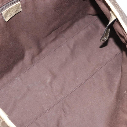 Gucci GUCCI GG Canvas Tote Bag Brown Gold 163805 Authentic LNZ740
