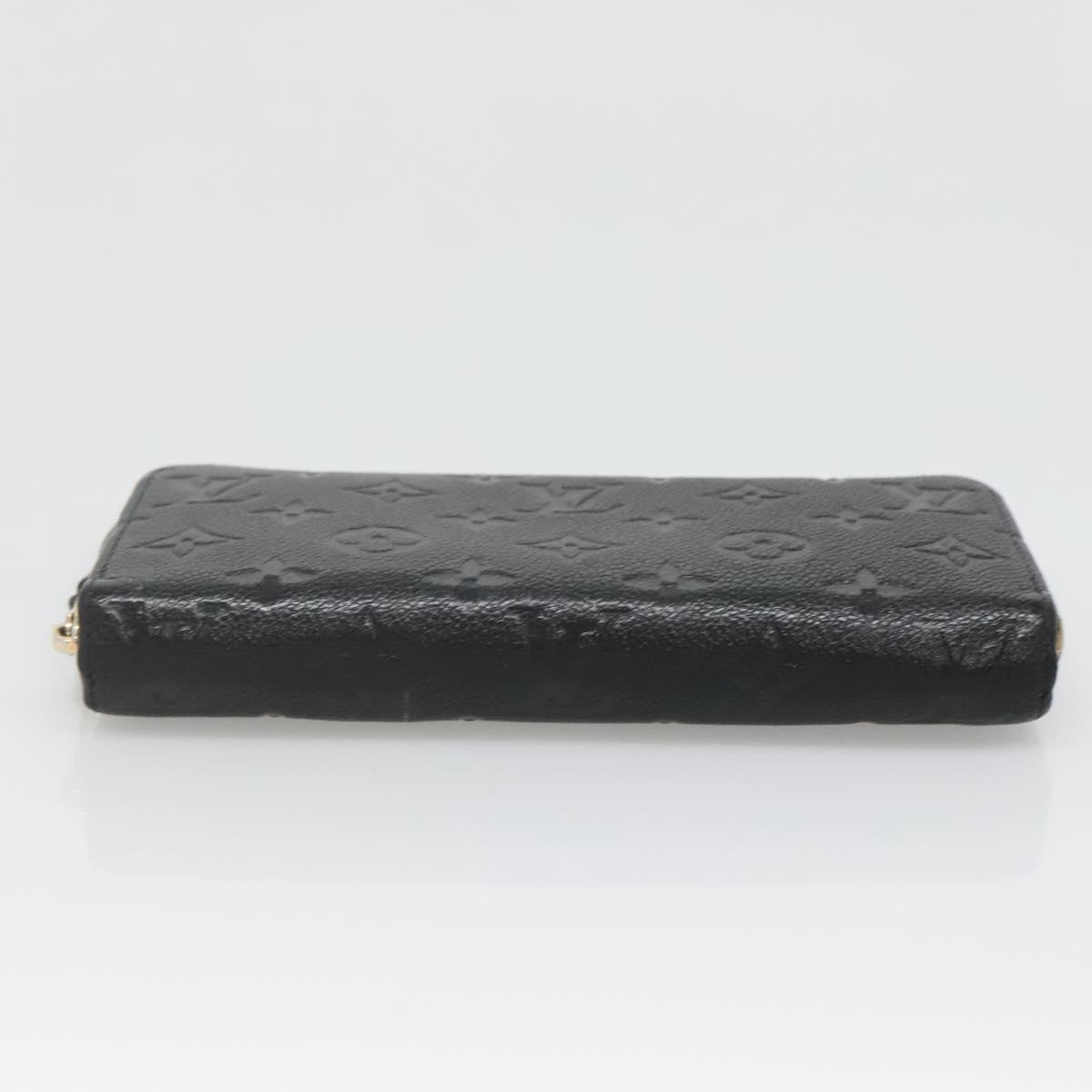 Louis Vuitton LOUIS VUITTON Monogram Empreinte Zippy Wallet Wallet Black M61864 LV Authentic hk2892 Bag