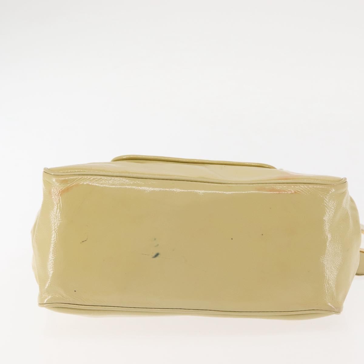 Louis Vuitton LOUIS VUITTON Cruise line Sac Bicolor Hand Bag Enamel Yellow M92547 Authentic bs29940