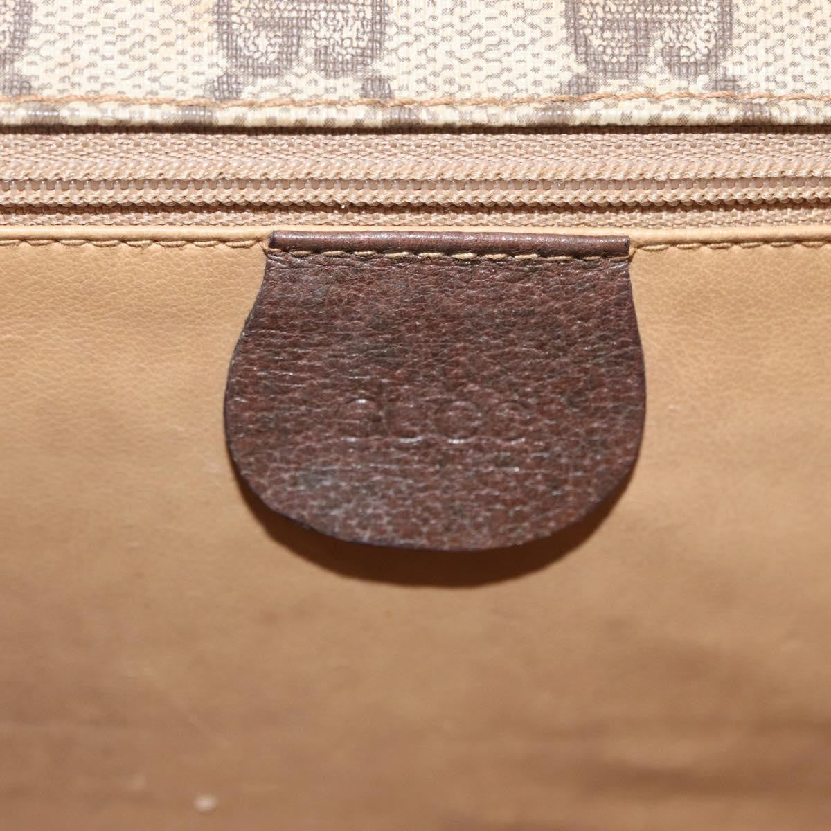 Gucci GUCCI GG Supreme Shoulder Bag PVC Beige Gold 004 115 6197 Authentic 162108