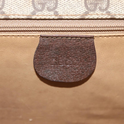 Gucci GUCCI GG Supreme Shoulder Bag PVC Beige Gold 004 115 6197 Authentic 162108