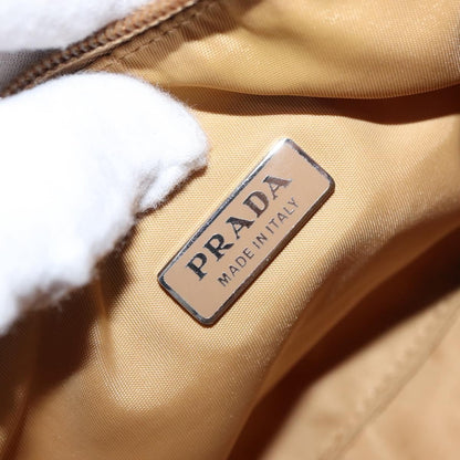Prada PRADA Hand Bag Nylon Beige Authentic 163348