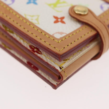 Louis Vuitton LOUIS VUITTON Multicolor Porto Photo 4 Vole Photo Case White M58005 Authentic BAZ610V Bag