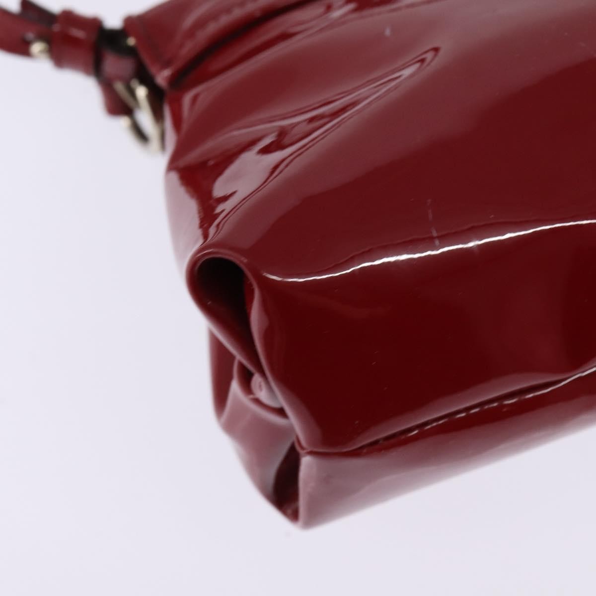 Chloé Chloé Chloe 2way Pouch Enamel Red Gold Authentic bs29581 Bag