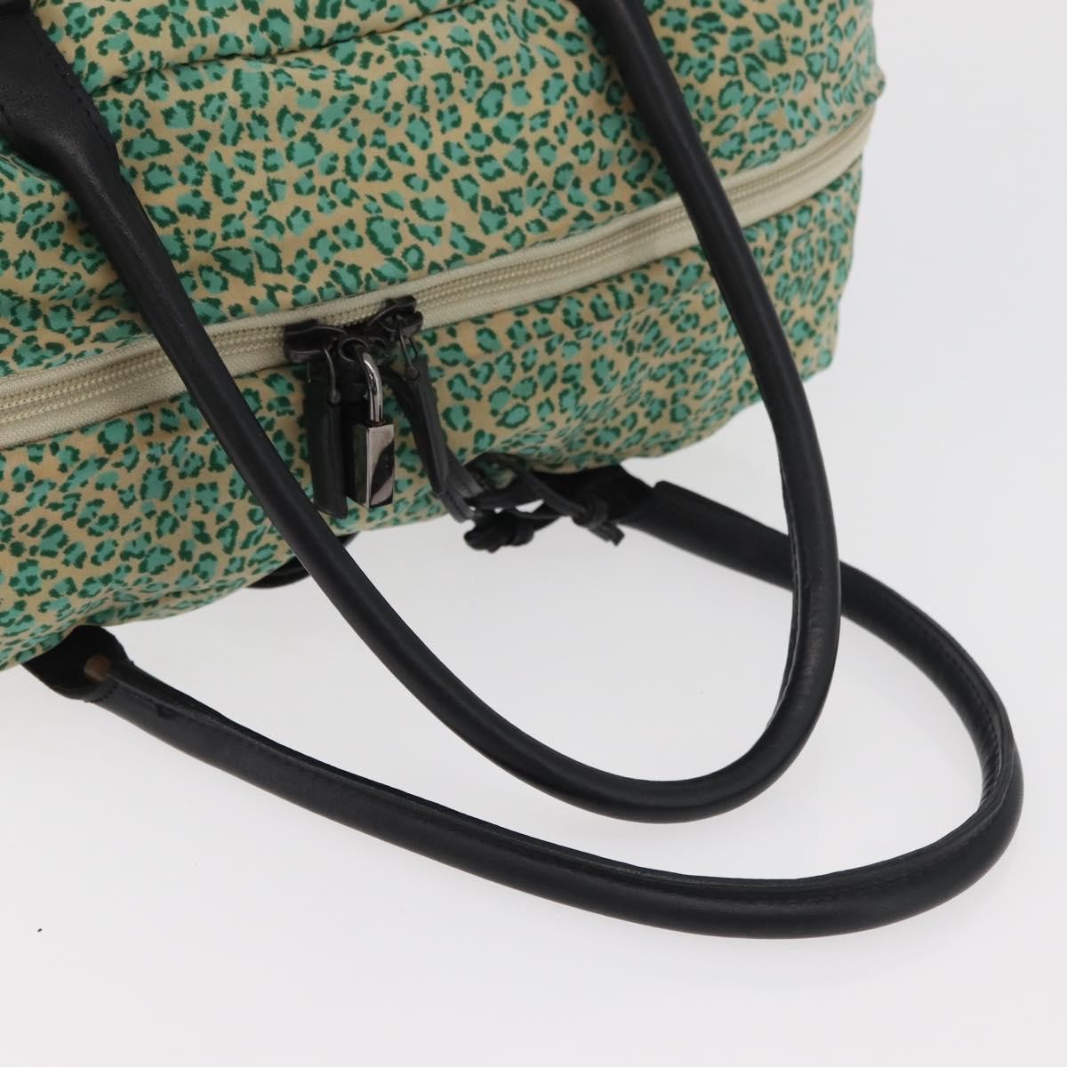 BOTTEGAVENETA BOTTEGAVENETA BOTTEGA VENETA Hand Bag Nylon Leather Green Authentic 171524