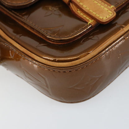 Louis Vuitton LOUIS VUITTON Monogram Vernis Christie PM Bag Bronze M91111 Authentic ep12411