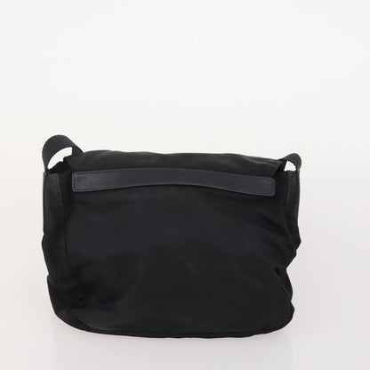 Prada PRADA Hand Bag Nylon 4 Set Black Silver Green Authentic 178840