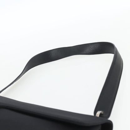 Salvatore Ferragamo Salvatore Ferragamo Vala Shoulder Bag Nylon Black Silver Authentic 162155