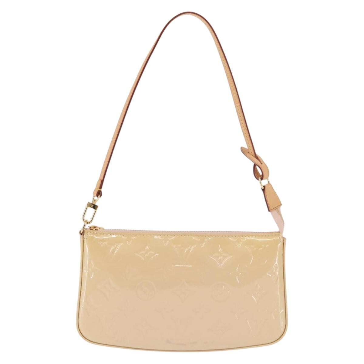 Louis Vuitton LOUIS VUITTON Vernis Pochette Accessoires Rose Angelique M90072 LV Authentic ep11176 Bag