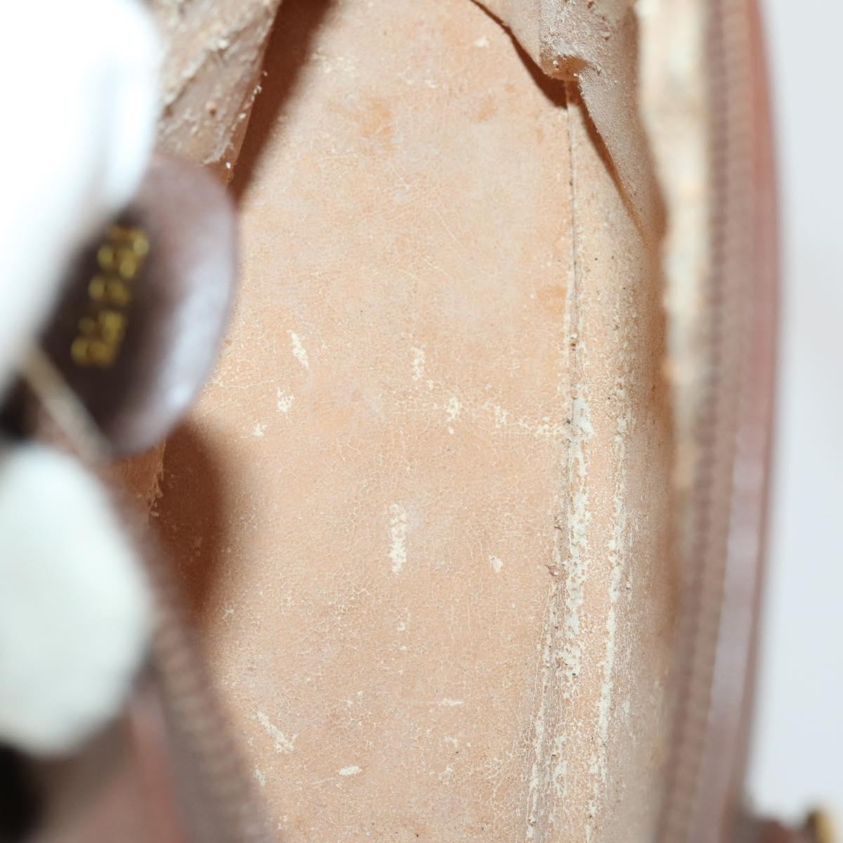 Gucci GUCCI Bamboo Hand Bag Leather 2way Brown Gold 000 2865 0290 Authentic 151596