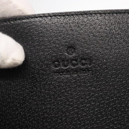 Gucci GUCCI Bamboo Tote Bag Leather Black 002 1059 Authentic 160597