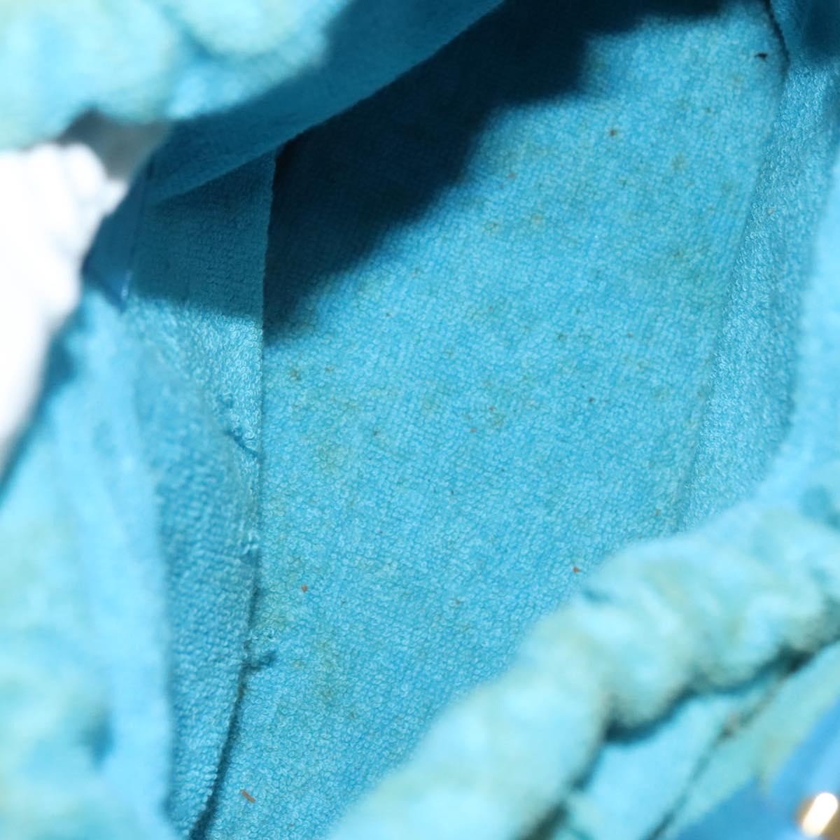 Louis Vuitton LOUIS VUITTON Epi Plage Mini Lagoon Bay Hand Bag Blue M92472 LV Authentic ep10332
