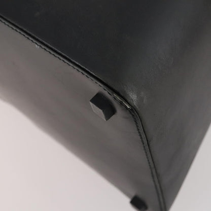 Gucci GUCCI Shoulder Bag Canvas Black Silver Authentic BA11545