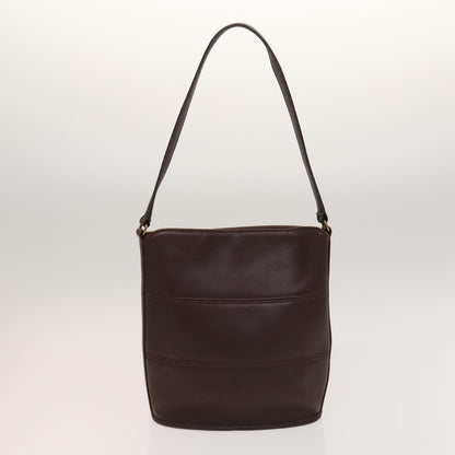 Coach Coach Shoulder Bag Leather 2 Set Brown Light Beige Authentic am8664