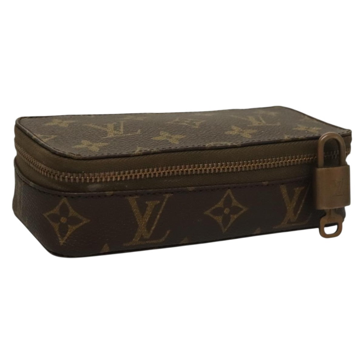 Louis Vuitton LOUIS VUITTON Monogram Poche Monte Carlo Jewelry Box M47352 LV Authentic 98562 Bag