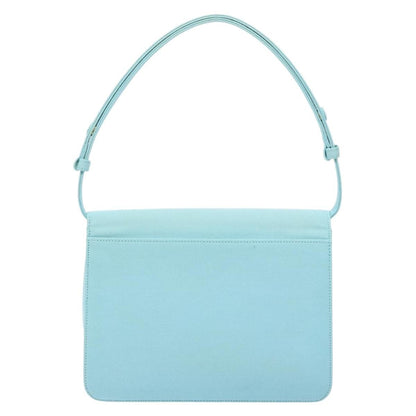 Saint Laurent SAINT LAURENT Shoulder Bag Canvas Light Blue Authentic BA5491