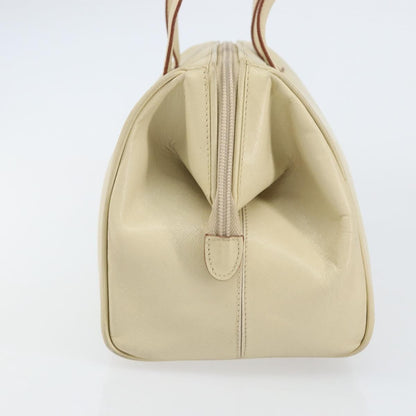 Prada PRADA Hand Bag Leather Beige Authentic BA8175
