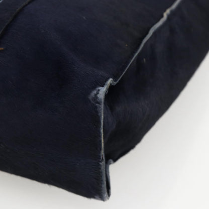Prada PRADA Tote Bag Harako leather Navy Authentic 167194