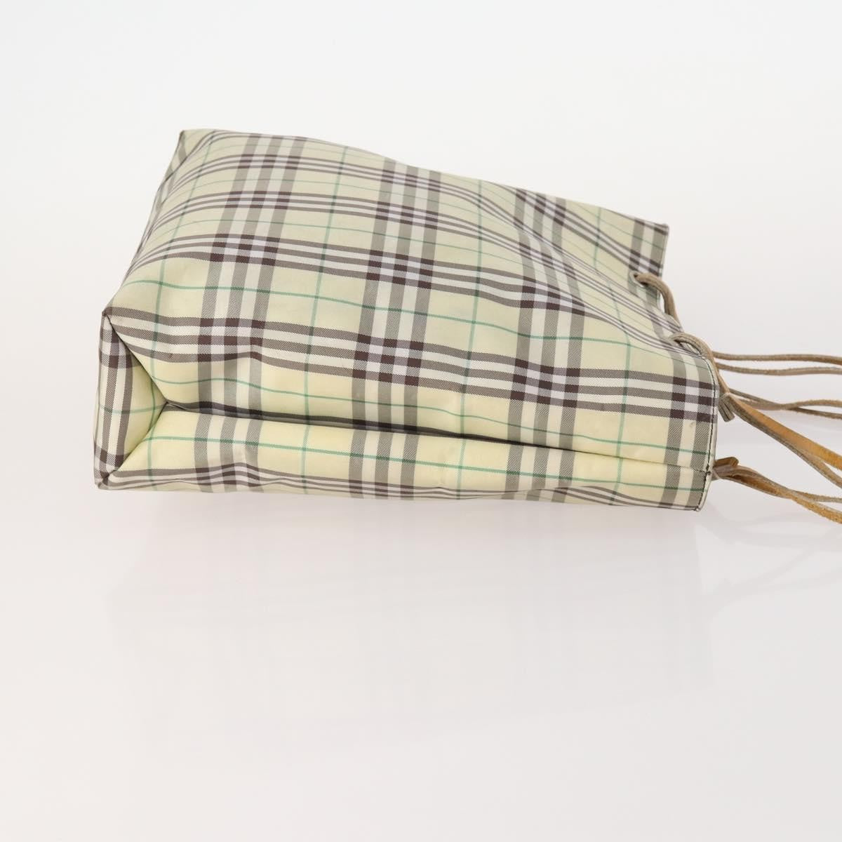 Burberrys Burberrys Burberry Nova Check Hand Bag Nylon 5 Set Beige Authentic 174988