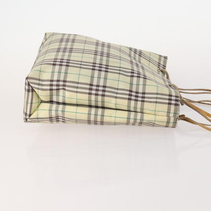 Burberrys Burberrys Burberry Nova Check Hand Bag Nylon 5 Set Beige Authentic 174988
