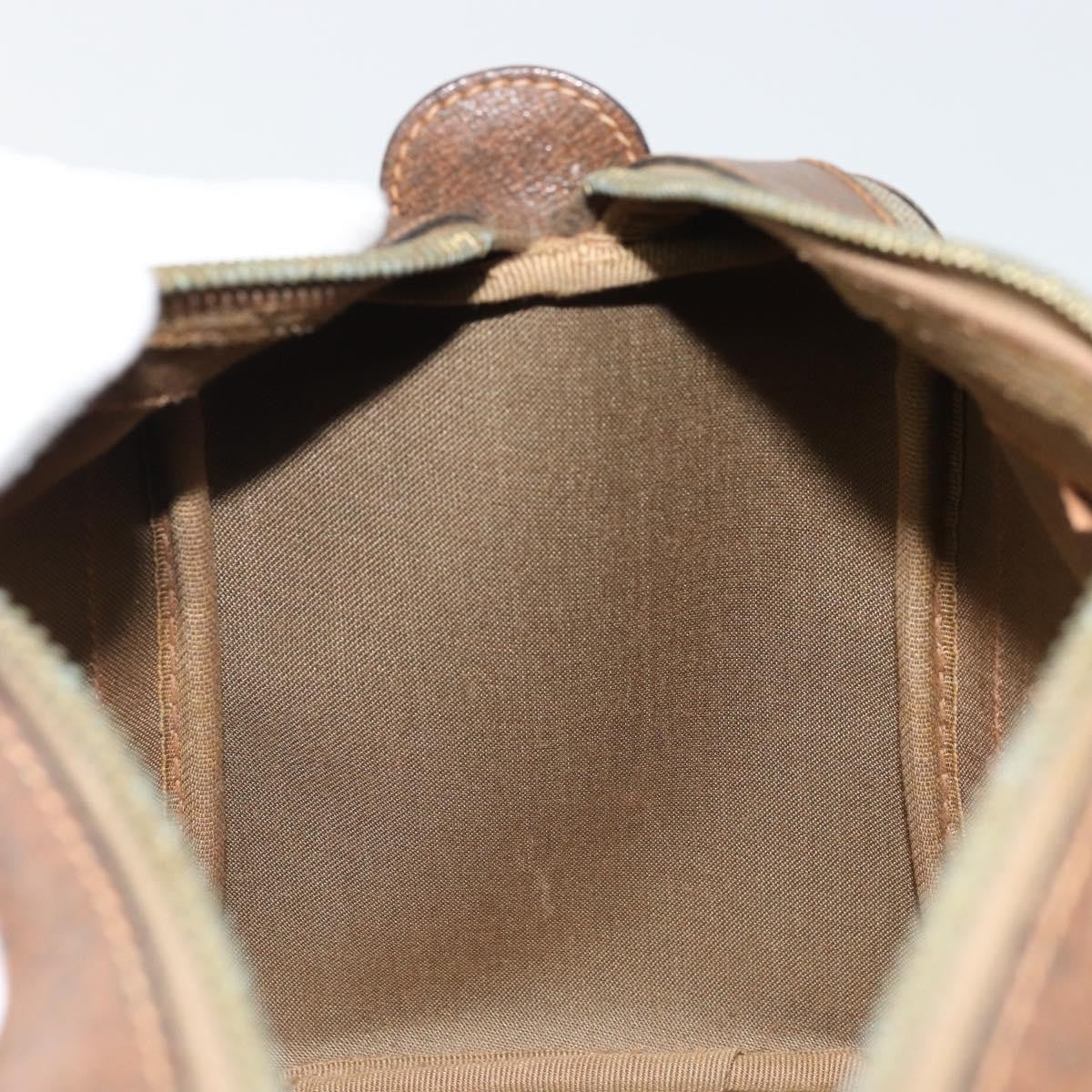 Gucci GUCCI GG Supreme Hand Bag PVC Beige Gold Authentic YKZ987