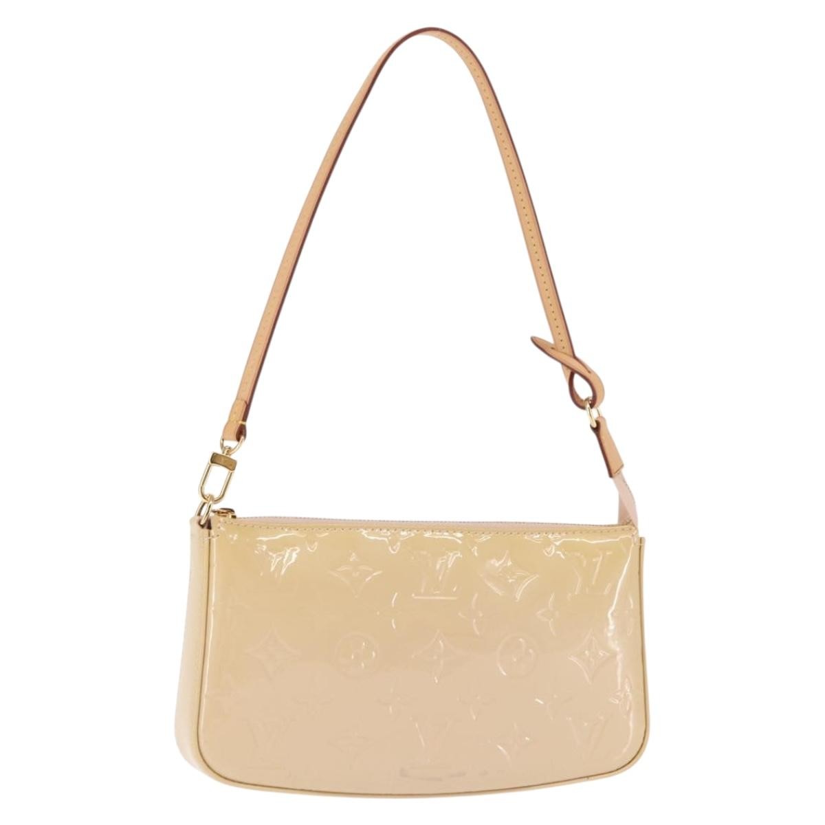 Louis Vuitton LOUIS VUITTON Vernis Pochette Accessoires Rose Angelique M90072 LV Authentic ep11176 Bag