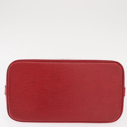 Louis Vuitton LOUIS VUITTON Epi Alma Hand Bag Castilian Red M52147 LV Authentic 158108