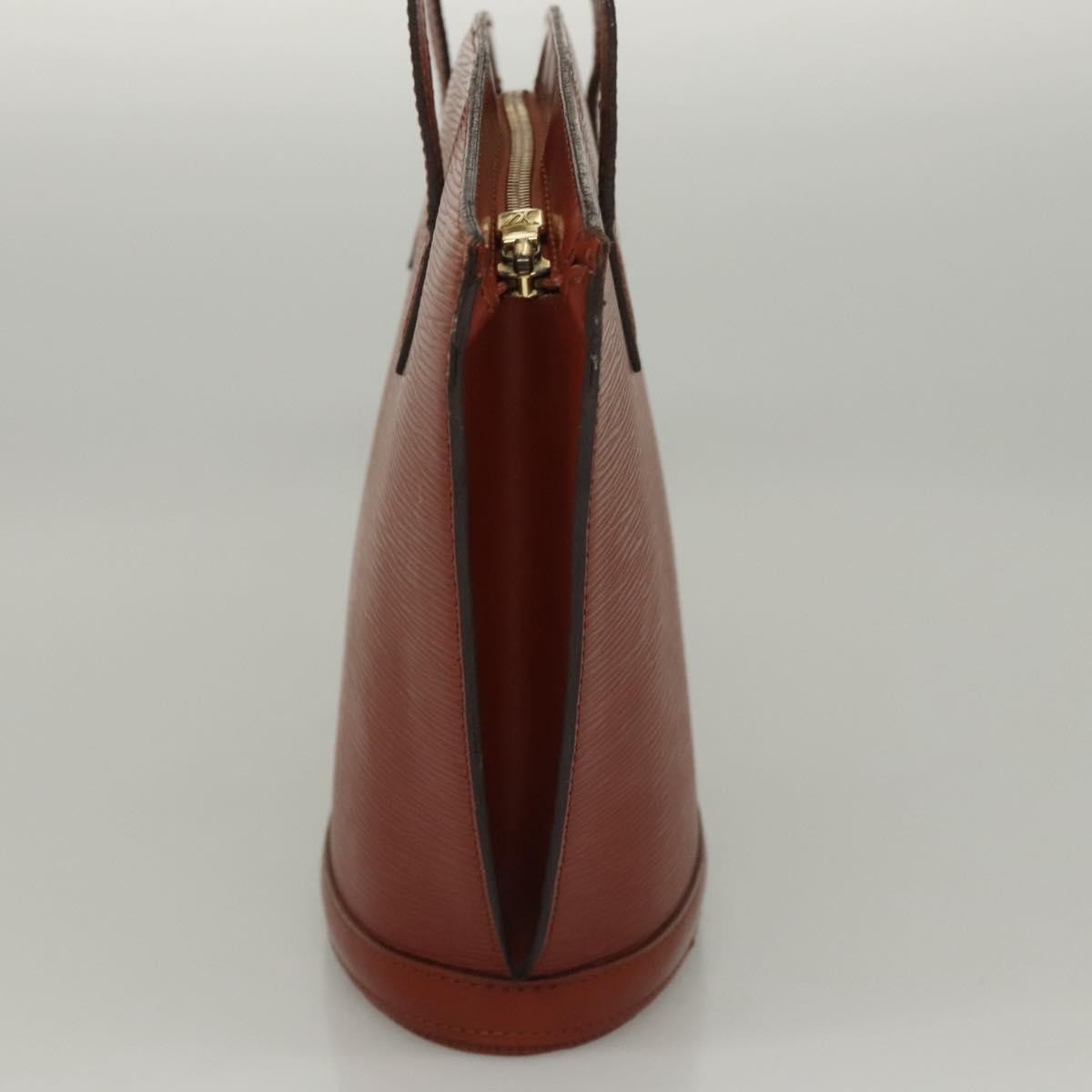 Louis Vuitton LOUIS VUITTON Epi Saint Jacques Hand Bag Brown M52263 LV Authentic BA1346