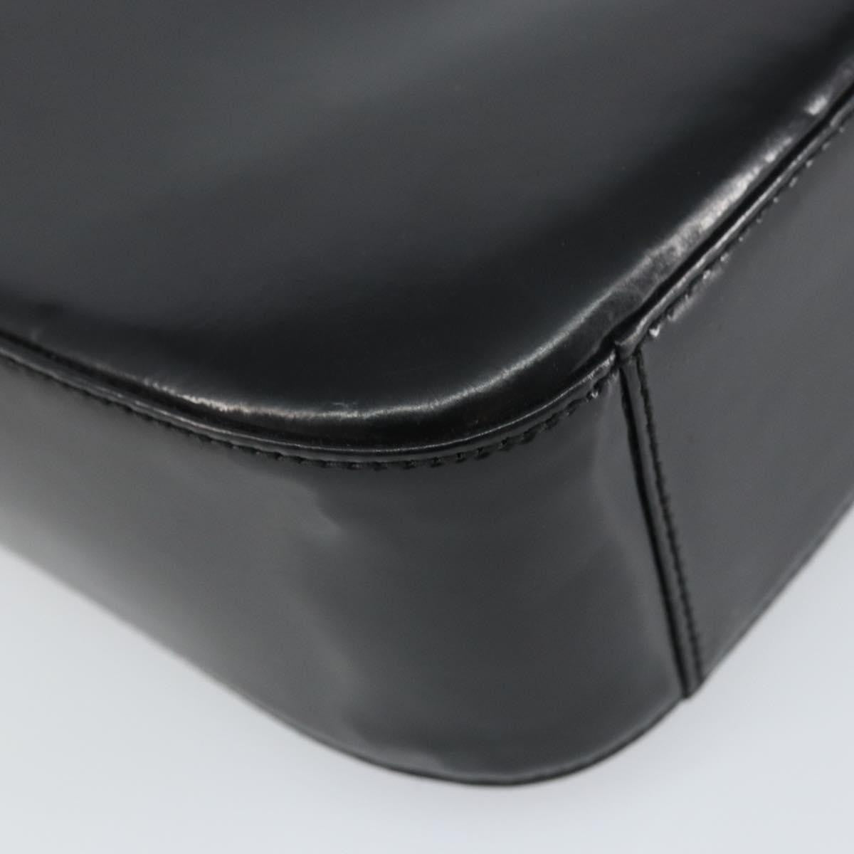 Gucci GUCCI Shoulder Bag Enamel Black 000 0506 Authentic ep12258