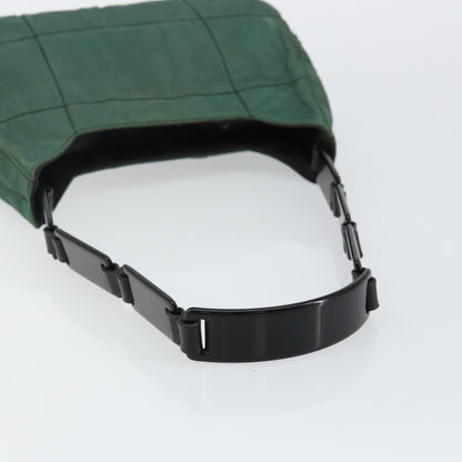 Prada PRADA Quilted Chain Shoulder Bag Nylon plastic Green Authentic mr1504