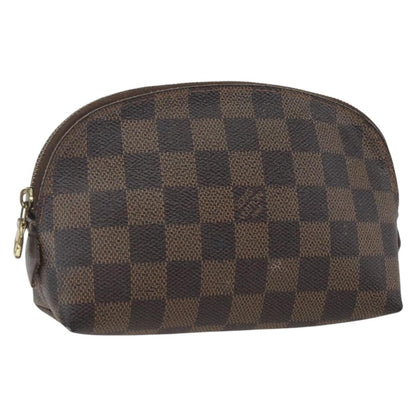 Louis Vuitton LOUIS VUITTON Damier Ebene Pochette Cosmetic PM Pouch N47516 LV Authentic 168508 Bag