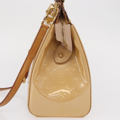 Louis Vuitton LOUIS VUITTON Monogram Vernis Blair MM Hand Bag Rose Velur M91588 Authentic BA10196