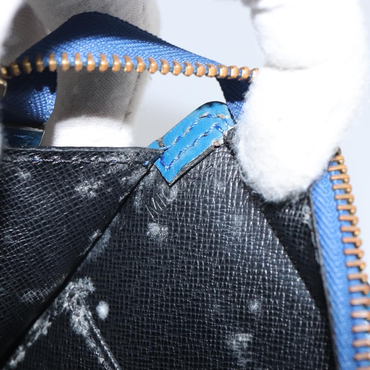 Louis Vuitton LOUIS VUITTON Epi Sac Triangle Hand Bag Blue M52095 LV Authentic 164160