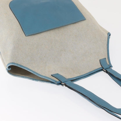 Hermès Hermès HERMES Tote Bag Canvas Gray Silver Authentic ep12780