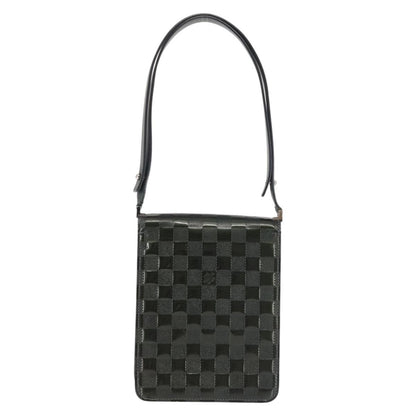 Louis Vuitton LOUIS VUITTON Damier Vernis Club Bag Green Petrol Blue M92128 LV Authentic BA5815