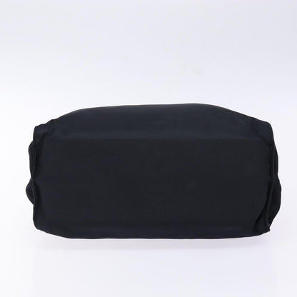 Prada PRADA Hand Bag Nylon Navy Gold Authentic 141629