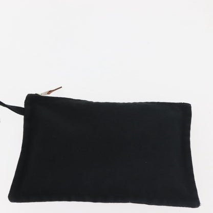 Hermès Hermès HERMES Cannes PM Hand Bag Canvas White Black Authentic hk3009