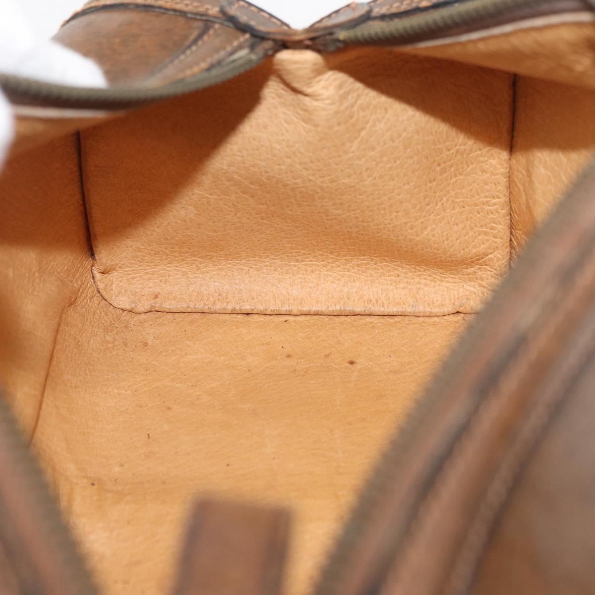 Gucci GUCCI Hand Bag Leather Brown Authentic 173031