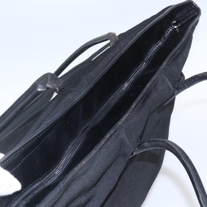 Gucci GUCCI Tote Bag Nylon Black Silver 002 2123 0455 Authentic gh1622