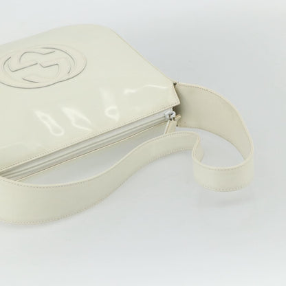 Gucci GUCCI Shoulder Bag Enamel White 001 1364 1703 Authentic ti3860