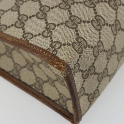 Gucci GUCCI GG Supreme Web Sherry Line Hand Bag PVC Beige Gold 002 4083 39 Authentic ka4103