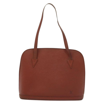 Louis Vuitton LOUIS VUITTON Epi Lussac Shoulder Bag Brown M52283 LV Authentic 136432