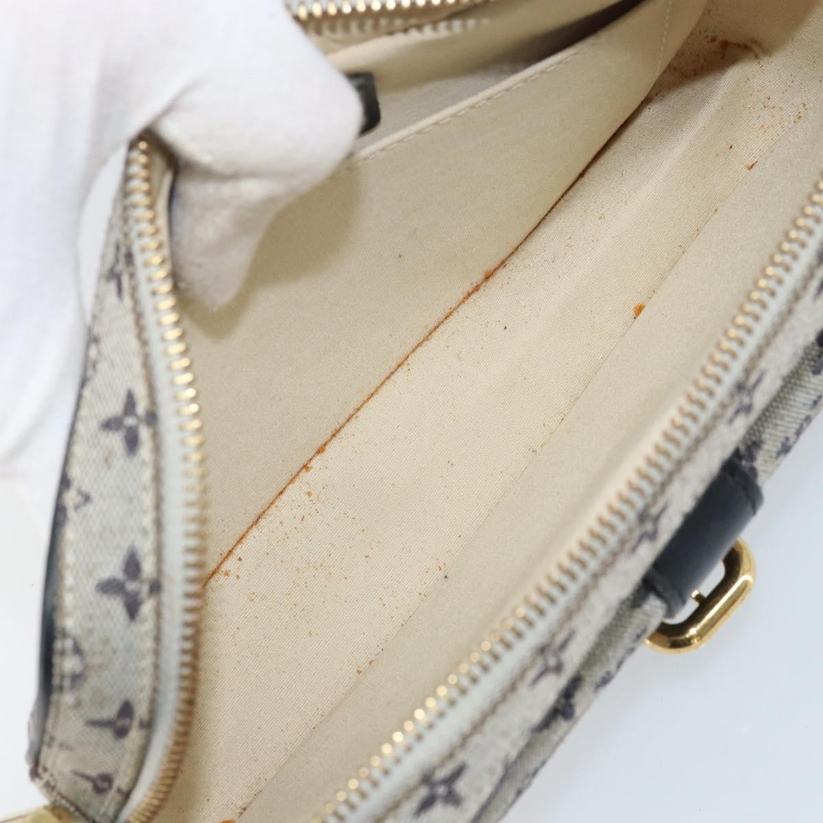 Louis Vuitton LOUIS VUITTON Monogram Mini Juliet MM Shoulder Bag Blue M92004 LV Authentic ka3531