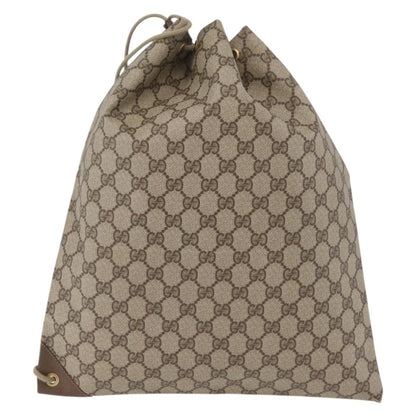 Gucci GUCCI GG Supreme purse Shoulder Bag PVC Beige Gold 97 19 302 Authentic 177502