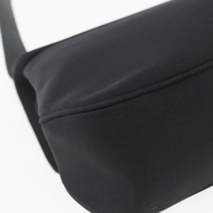 Salvatore Ferragamo Salvatore Ferragamo Vala Shoulder Bag Nylon Black Silver Authentic 162155