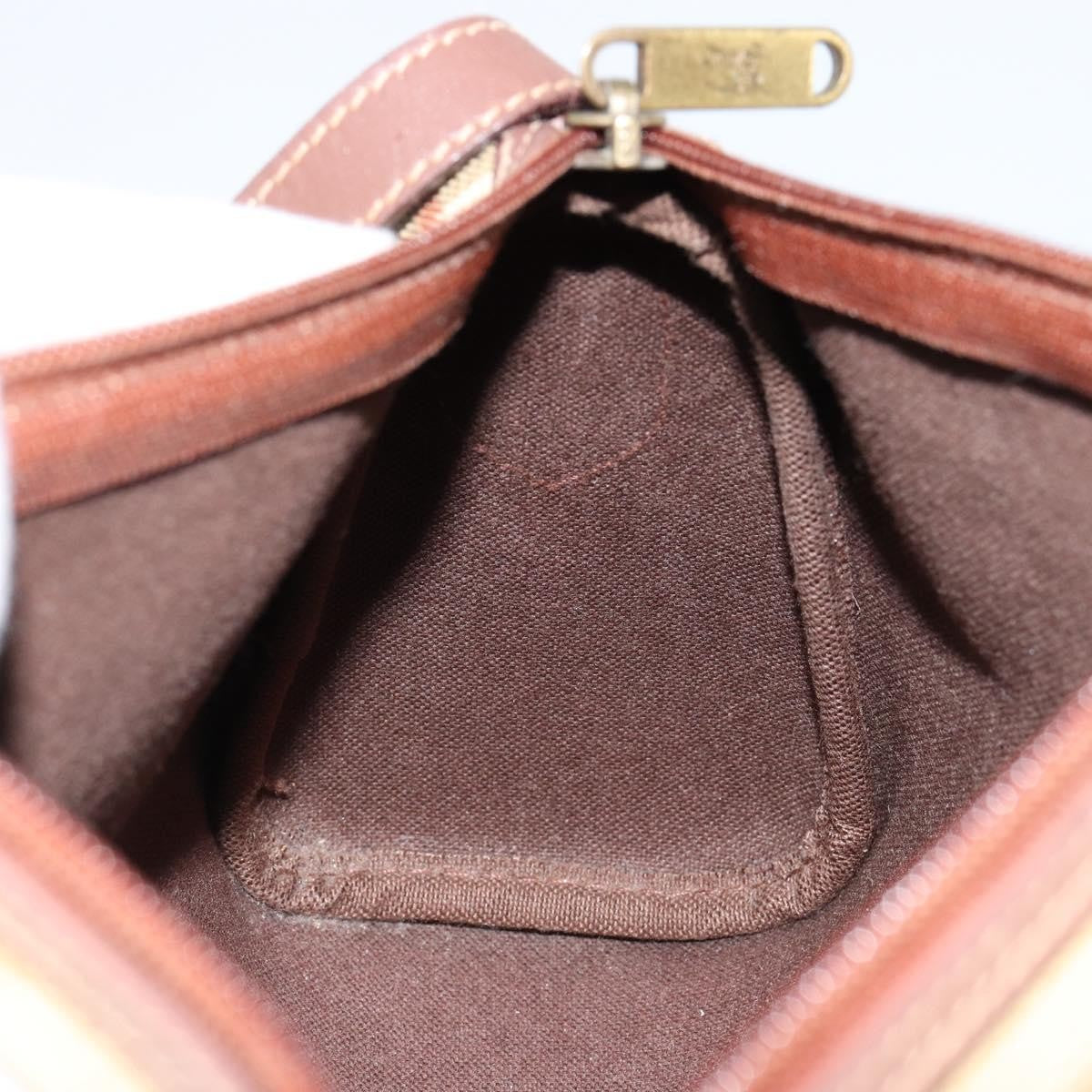 Burberrys Burberrys Nova Check Shoulder Bag PVC Beige Gold Authentic ka004