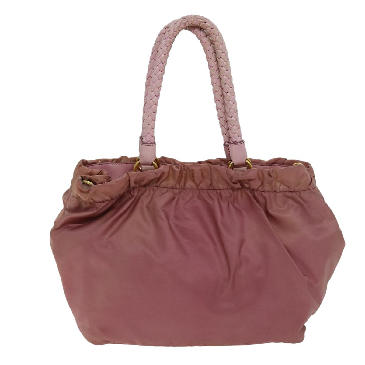 Prada PRADA Hand Bag Nylon 2way Pink Authentic 75584